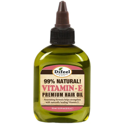 Difeel Premium Natural Hair Oil - Vitamin E Oil 2.5oz